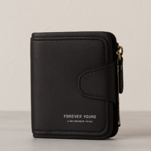 Classic Black Pocket-Size Women's Wallet